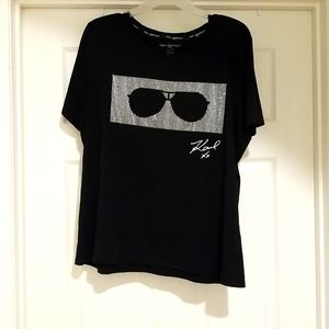 Karl Lagerfeld XL black tshirt